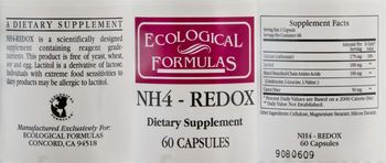 Ecological Formulas NH4 - Redox - supplement