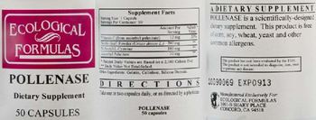 Ecological Formulas Pollenase - supplement