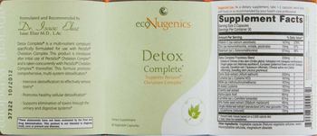 Econugenics Detox Complete - supplement