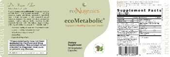 Econugenics ecoMetabolic - supplement