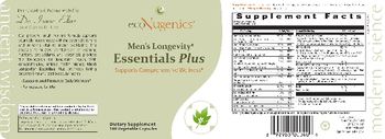 Econugenics Men's Longevity Essentials Plus - supplement