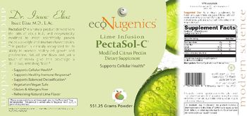 Econugenics PectaSol-C Refreshing Natural Lime Flavor - supplement