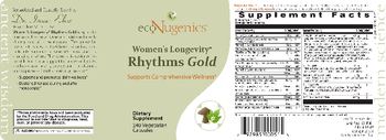 Econugenics Women's Longevity Rhythms Gold - supplement