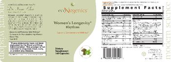 Econugenics Women's Longevity Rhythms - supplement