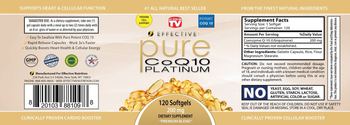 Effective Nutrition Pure CoQ10 Platinum - supplement