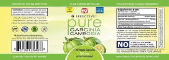 Effective Nutrition Pure Garcinia Cambogia - supplement