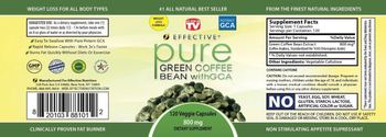 Effective Nutrition Pure Green Coffee Bean With GCA - supplement
