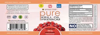 Effective Nutrition Pure Krill Oil Premium - supplement