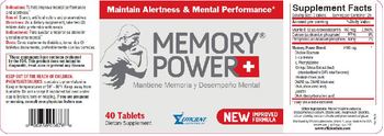 Efficient Laboratories Memory Power+ - supplement