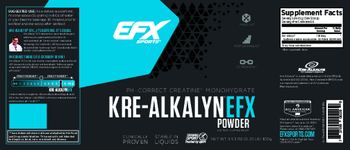 EFX Sports Kre-Alkalyn EFX Powder - supplement