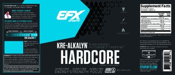 EFX Sports Kre-Alkalyn Hardcore - supplement