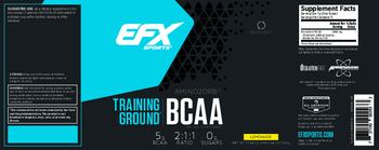 EFX Sports Training Ground BCAA Lemonade - supplement
