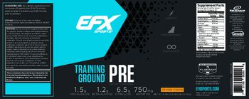 EFX Sports Training Ground PRE Orange Mango - supplement