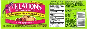 Elations Healthier Joints Cranberry Apple - glucosaminechondroitin supplement
