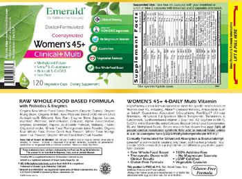 Emerald CoEnzymated Women's 45+ Clinical+Multi 4-Daily - supplement
