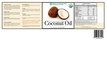 Emerald Laboratories Extra Virgin, Certified Organic Coconut Oil - supplement