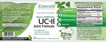 Emerald UC-II Joint Formula - supplement
