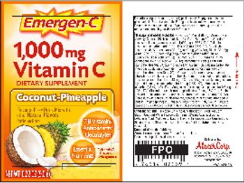 Emergen-C 1,000 mg Vitamin C Coconut-Pineapple - supplement