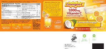 Emergen-C 1,000 mg Vitamin C Coconut-Pineapple - supplement