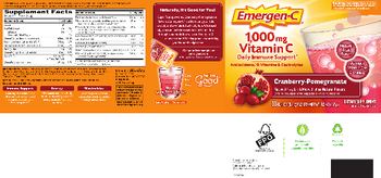 Emergen-C 1,000 mg Vitamin C Cranberry-Pomegranate - supplement