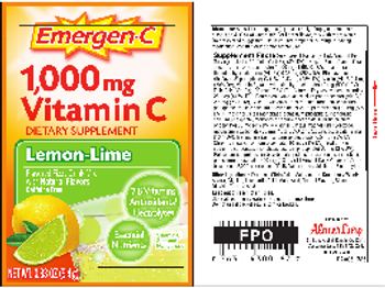 Emergen-C 1,000 mg Vitamin C Lemon-Lime - supplement