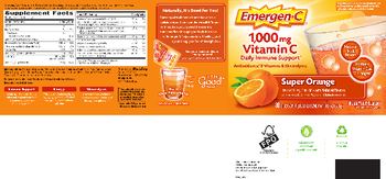 Emergen-C 1,000 mg Vitamin C Super Orange - supplement
