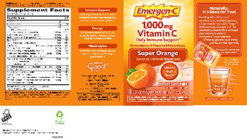 Emergen-C 1,000 mg Vitamin C Super Orange - supplement