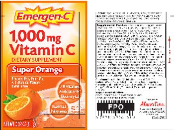 Emergen-C 1,000 mg Vitamin C Super Orange - supplement