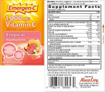 Emergen-C 1,000 MG Vitamin C Tropical - supplement