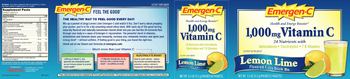 Emergen-C 1,000mg Vitamin C Lemon Lime - supplement