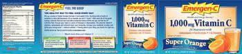 Emergen-C 1,000mg Vitamin C Super Orange - supplement