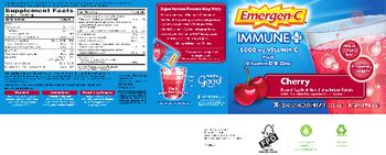 Emergen-C Immune+ Cherry - supplement