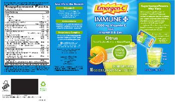 Emergen-C Immune+ Citrus - supplement