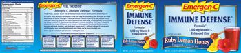 Emergen-C Immune Defense Formula Ruby Lemon Honey - enhanced zinc with a full 100 of the rda fights free radicals and helps maintain healthy white blood