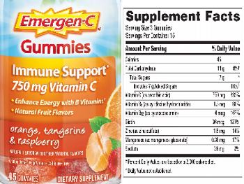 Emergen-C Immune Support 750 mg Vitamin C - supplement