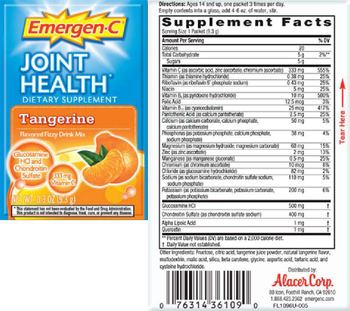 Emergen-C Joint Health Tangerine - supplement