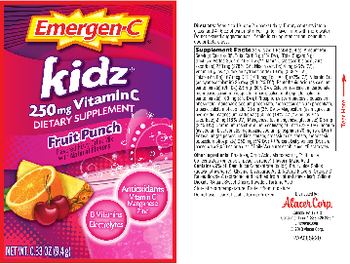 Emergen-C Kidz 250 mg Vitamin C Fruit Punch - supplement