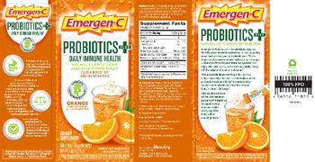 Emergen-C Probiotics+ Orange - supplement