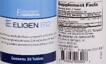 Emisphere Eligen B12 - supplement