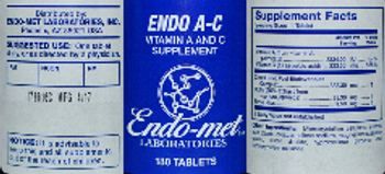Endo-Met Laboratories Endo A-C - vitamin a and c supplement
