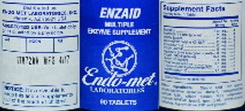 Endo-Met Laboratories Enzaid - multiple enzyme supplement