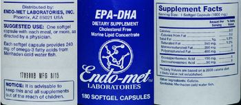 Endo-Met Laboratories EPA-DHA - supplement