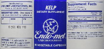 Endo-Met Laboratories Kelp - supplement