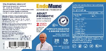EndoMune Adult Probiotic 20 Billion CFU - supplement