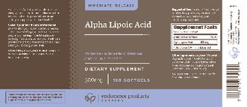 Endurance Products Company Alpha Lipoic Acid 300 mg - supplement