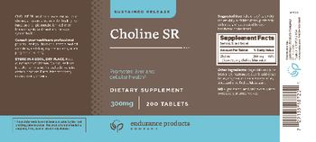 Endurance Products Company Choline SR 300 mg - supplement