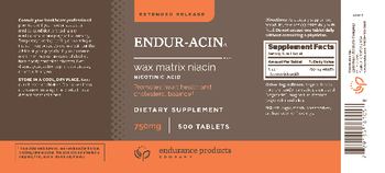 Endurance Products Company ENDUR-ACIN 750 mg - supplement