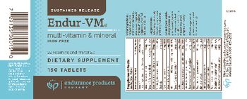 Endurance Products Company Endur-VM Multi-Vitamin & Mineral - supplement