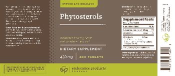 Endurance Products Company Phytosterols 450 mg - supplement