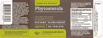Endurance Products Company Phytosterols 450 mg - supplement
